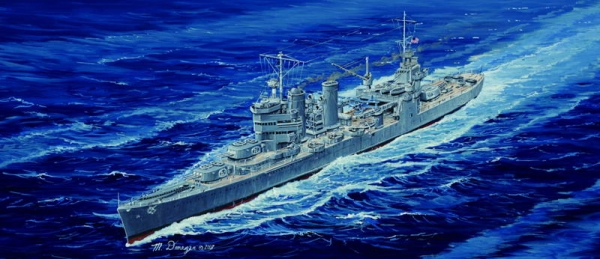 USS ASTORIA CA-34 1942 SCALA 1/700 KIT MODELLINO NAVE MILITARE