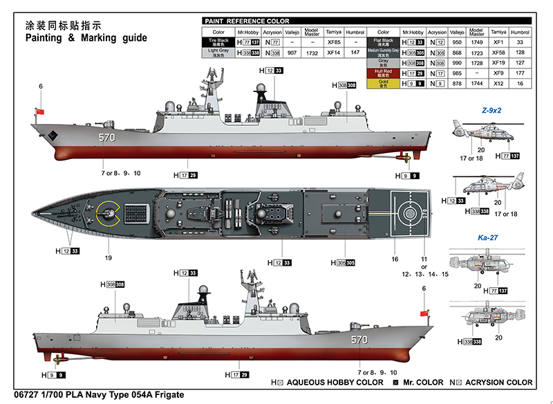 PLA NAVY TYPE 054A FRIGATE - Ripa Srl